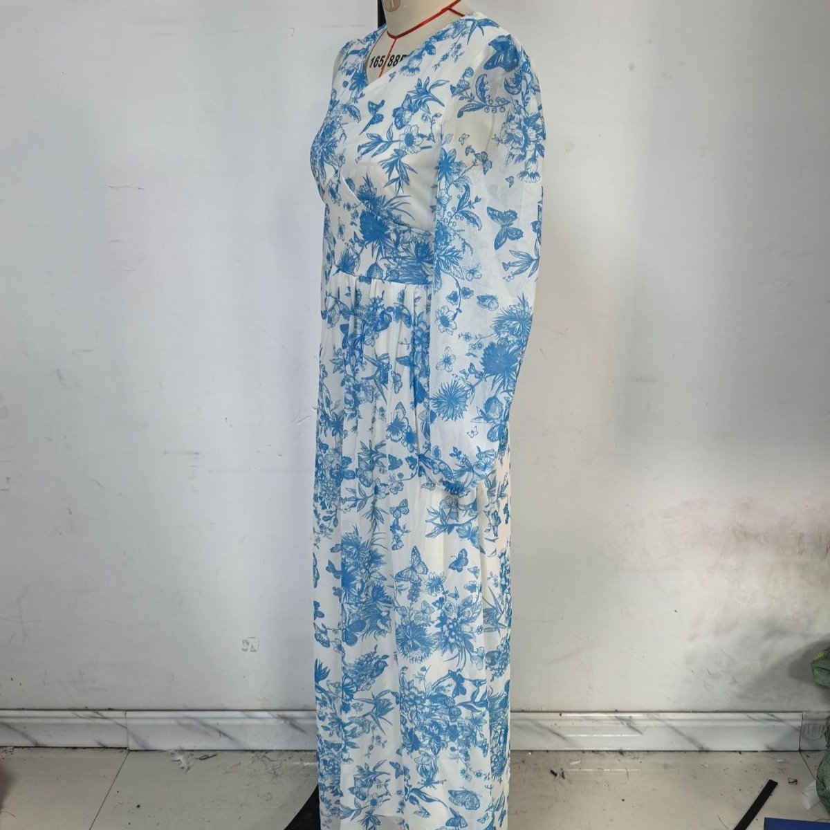 Robe Maxi Imprimé Botanique (MS392)