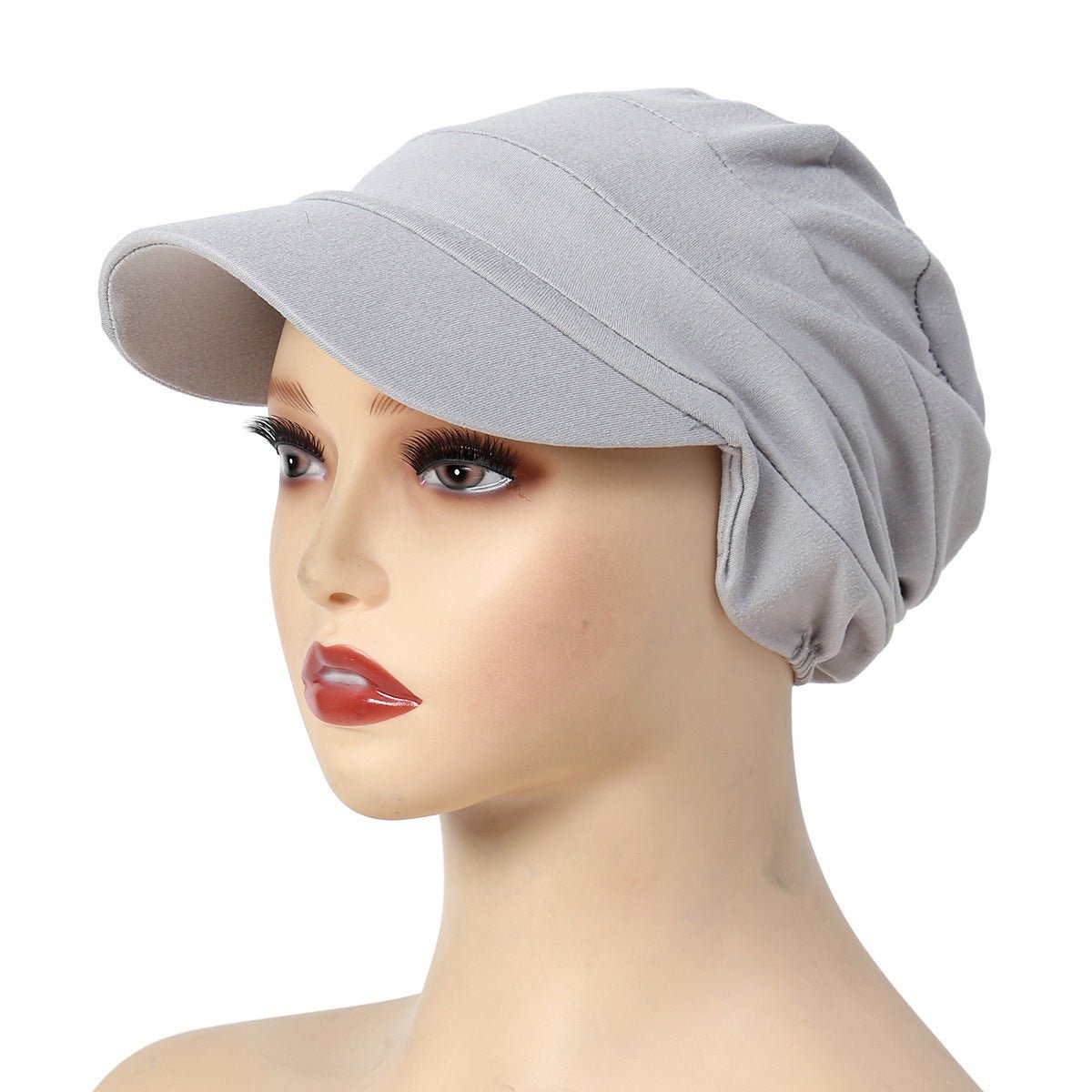 Hijab polyvalent, chapeau à bordure (MH108)