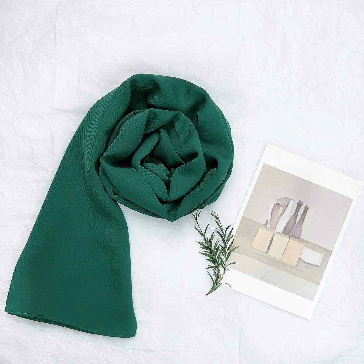 Hijab en Mousseline Haute Densité (MH005)