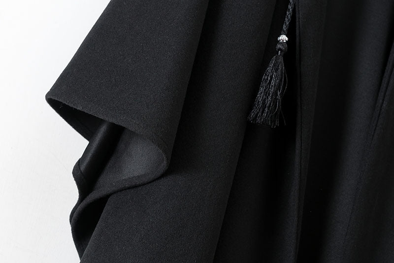 Manteau cape à capuche (MS208)