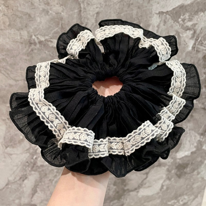 Élastique Cheveux Oversize à Volants（MAC455）