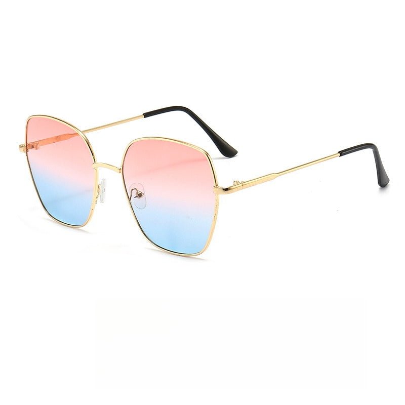 Lunettes de soleil oversize dégradées pour femme – Un accessoire tendance qui affine le visage (MAC263)
