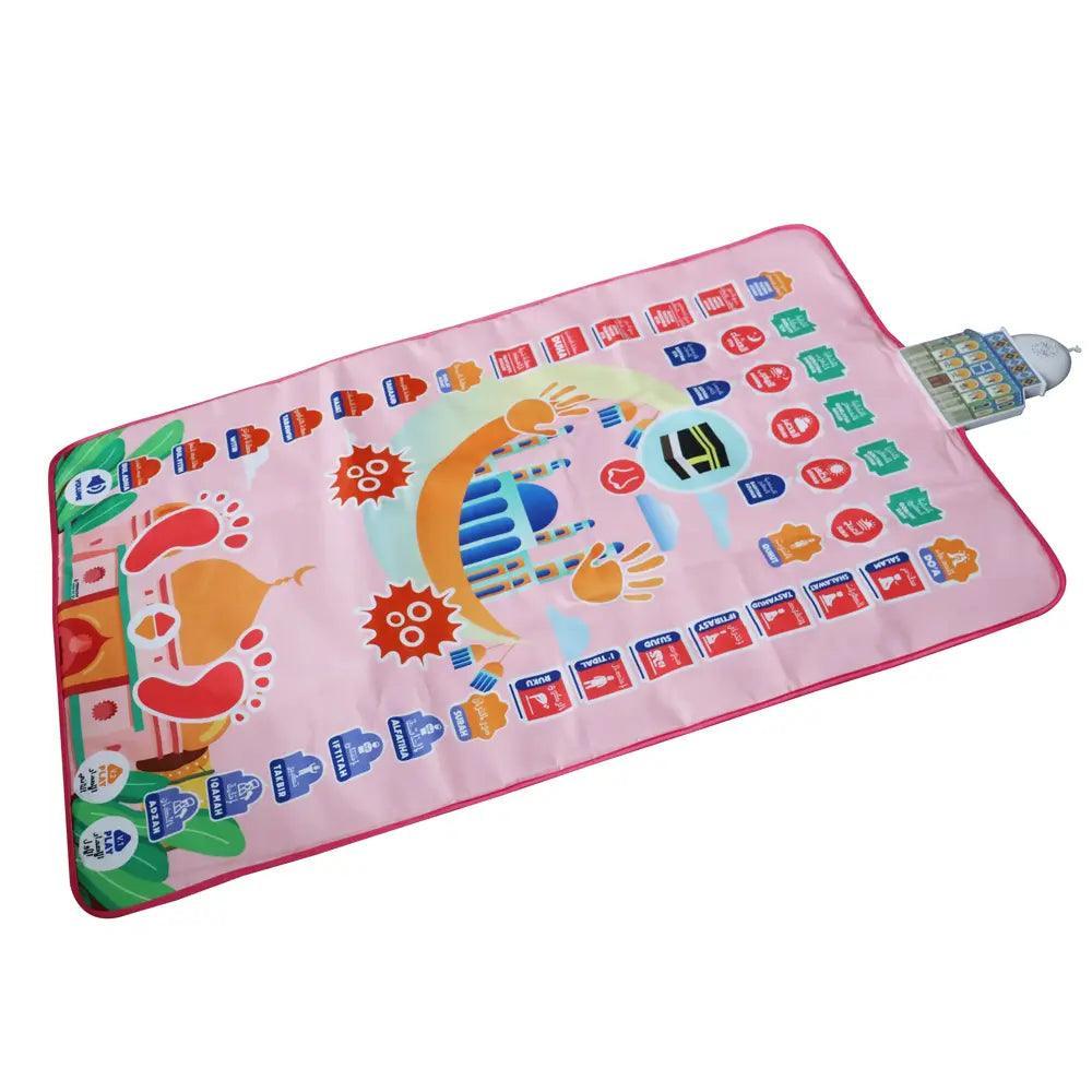 Tapis de prière interactif électronique pour enfants, tapis de prière éducatif musulman pour enfants (MR032)