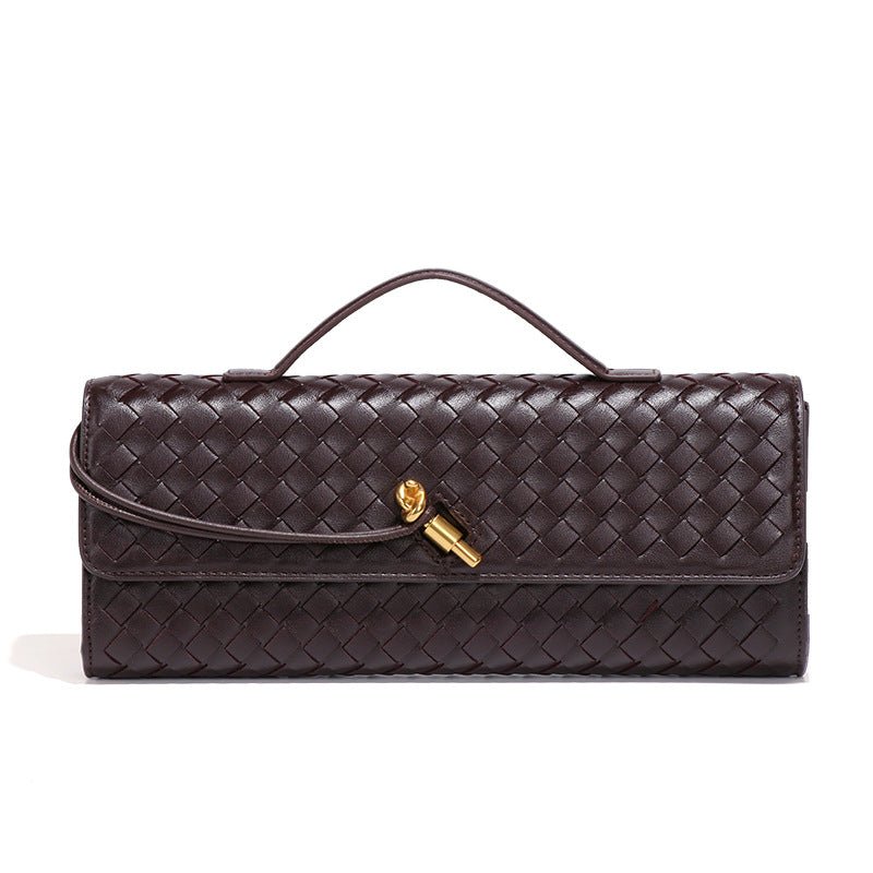 Pochette en cuir PU tissé (MAC432)