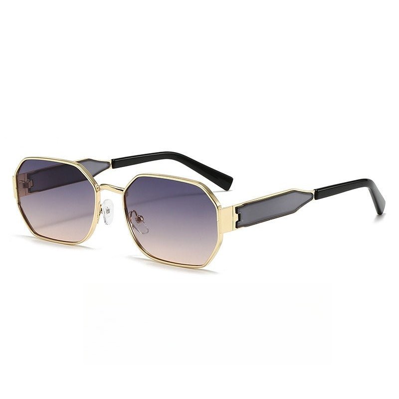 Lunettes de soleil vintage à monture étroite – Style rétro chic avec verres teintés pour femme (MAC262)