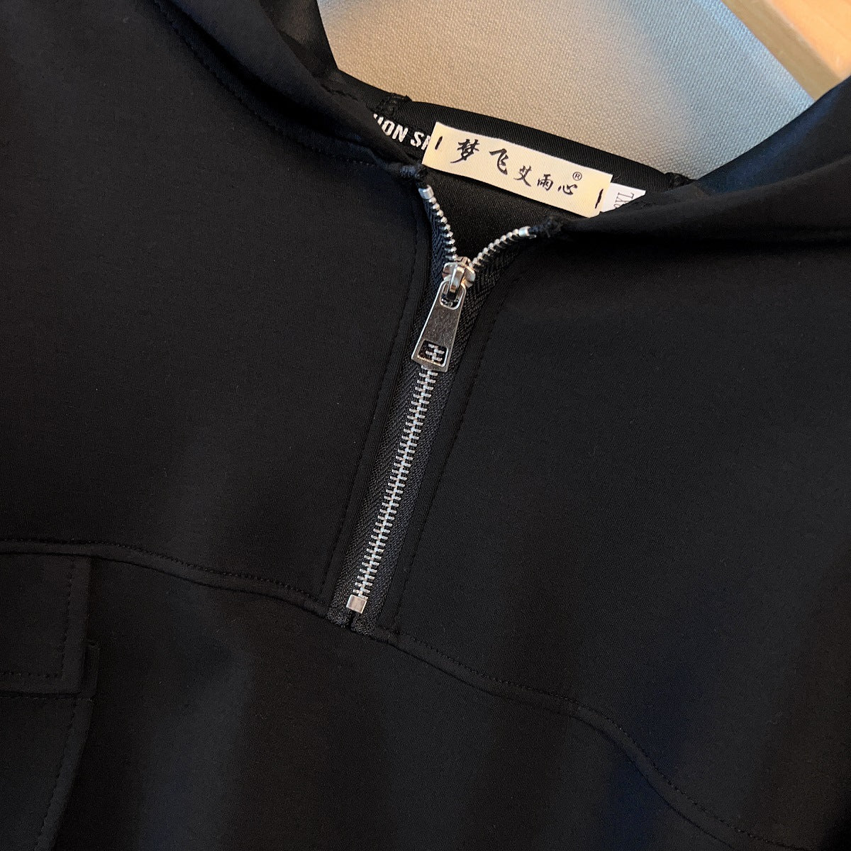 Robe Sweat Mi-Longue Oversize à Demi-Zip | Robe Sweatshirt Midi Grande Taille (MS196)