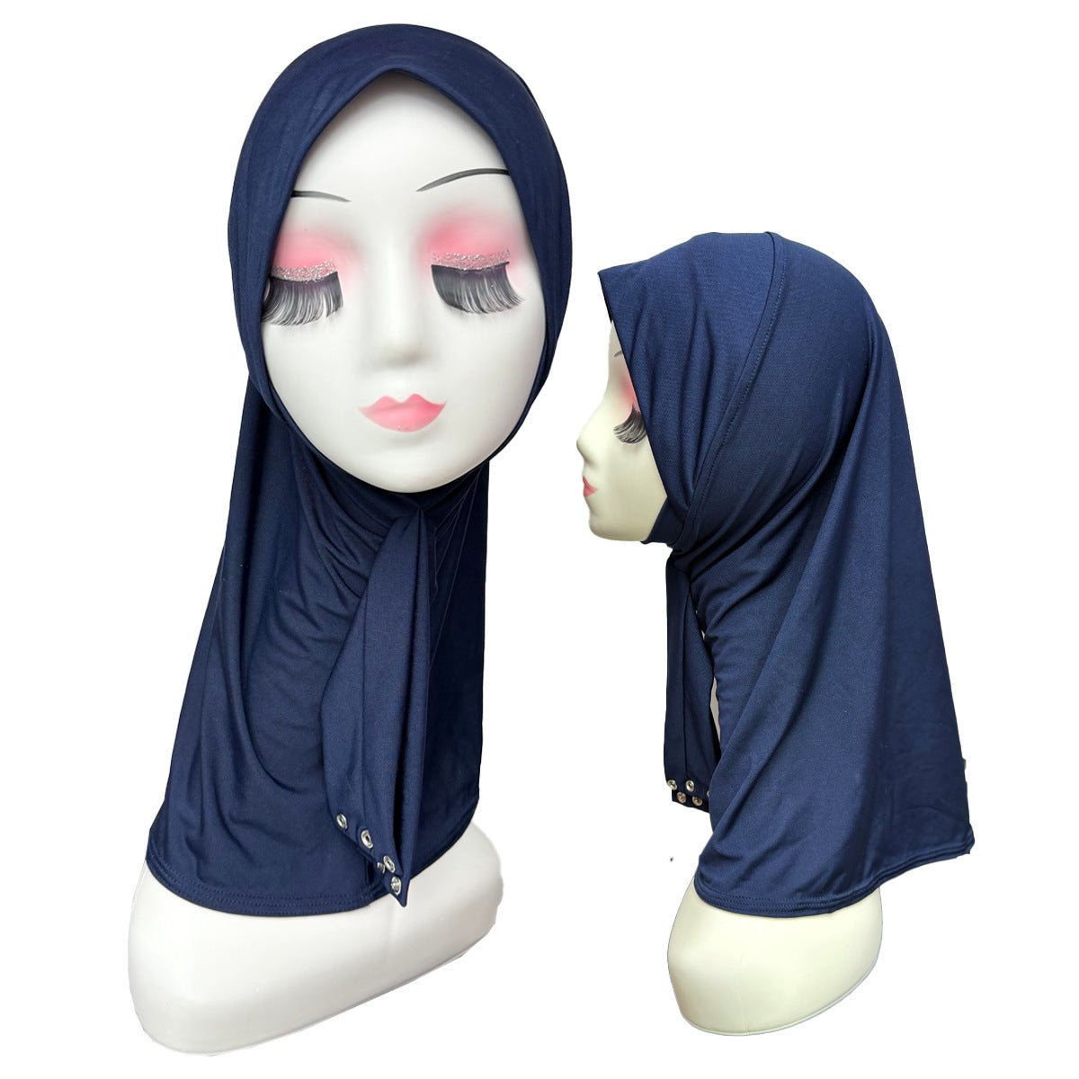 Bonnet Sous-Hijab Extensible avec Bouton-Pression (MH234)