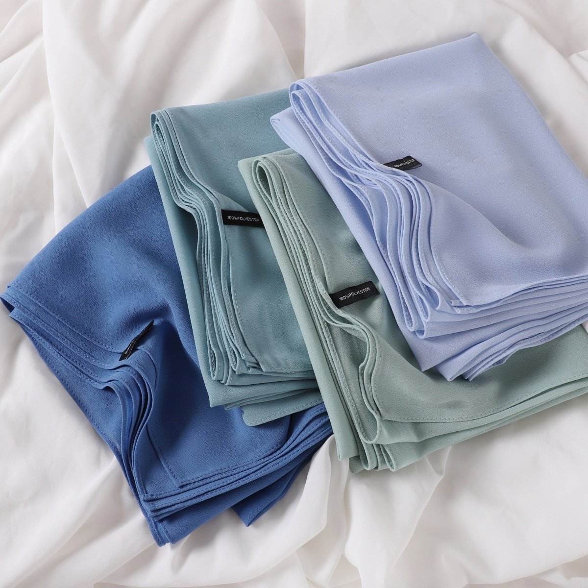 Écharpe Hijab en Chiffon Élégante - Structure Raffinée pour Tenue Modeste (MH127)