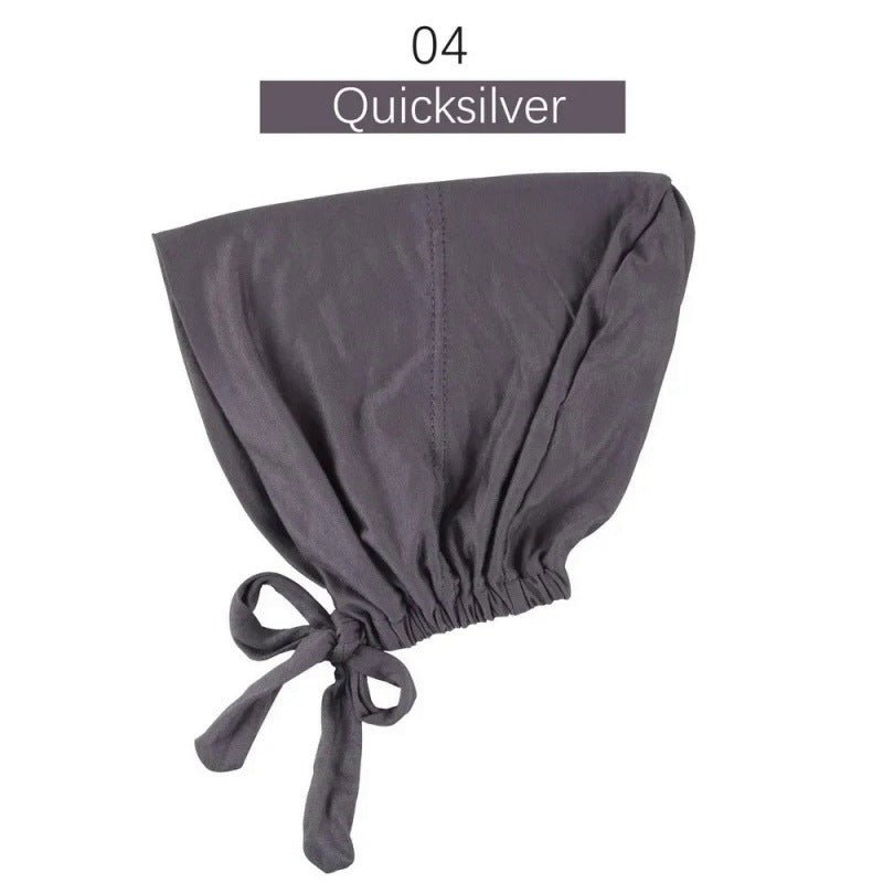 Sous-bonnet ajustable en coton stretch à nouer | Bonnet hijab (MH200)