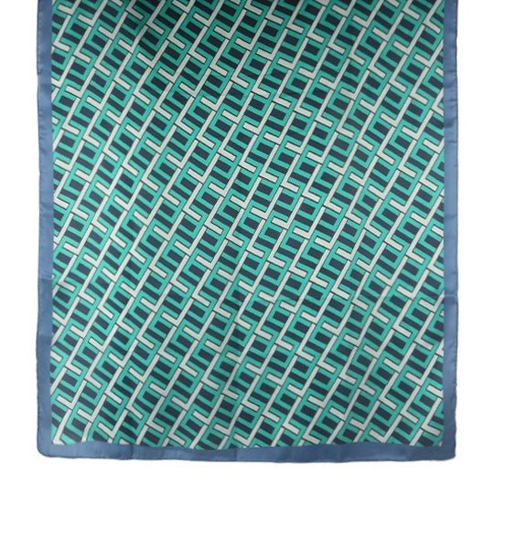 Foulard Hijab en Satin Imprimé | Foulard Hijab en Satin Imprimé (MH217)