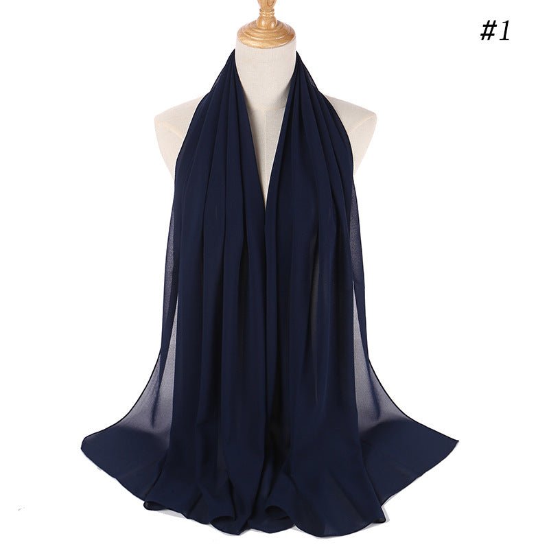 MH089 Hijab Bubble en Mousseline Perlée