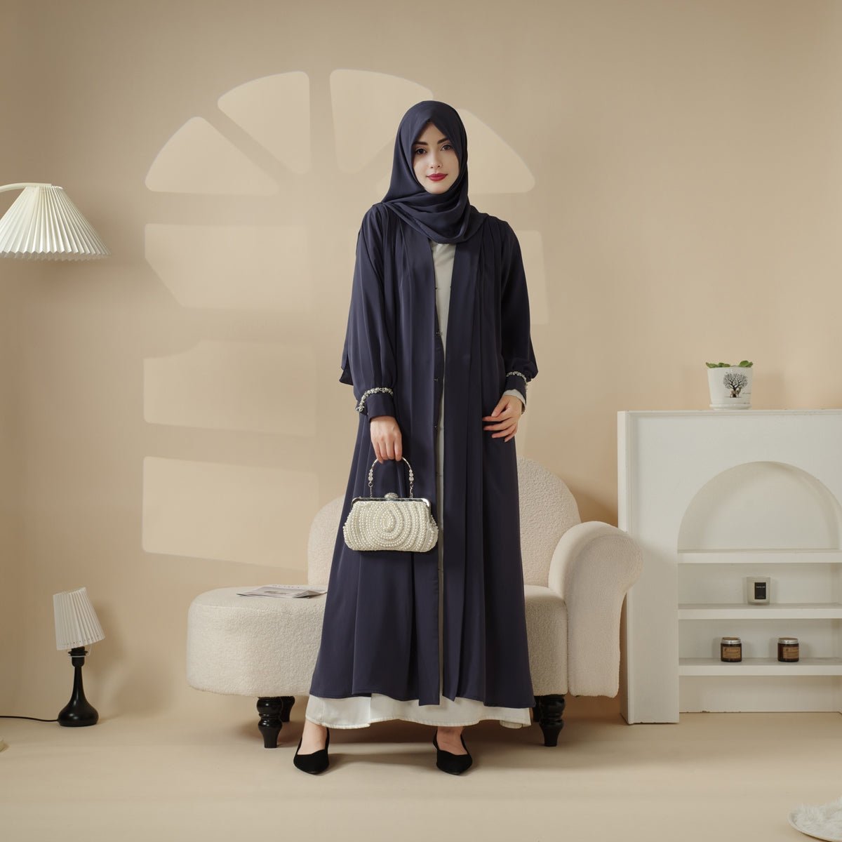 Cardigan Abaya, Abaya style occidental (MOA061)