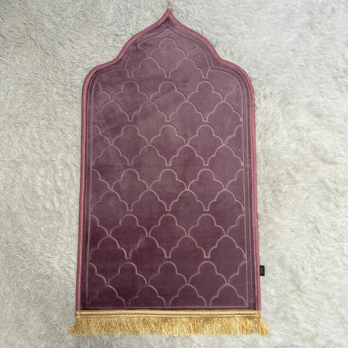 Tapis de prière MC010 en flanelle douce