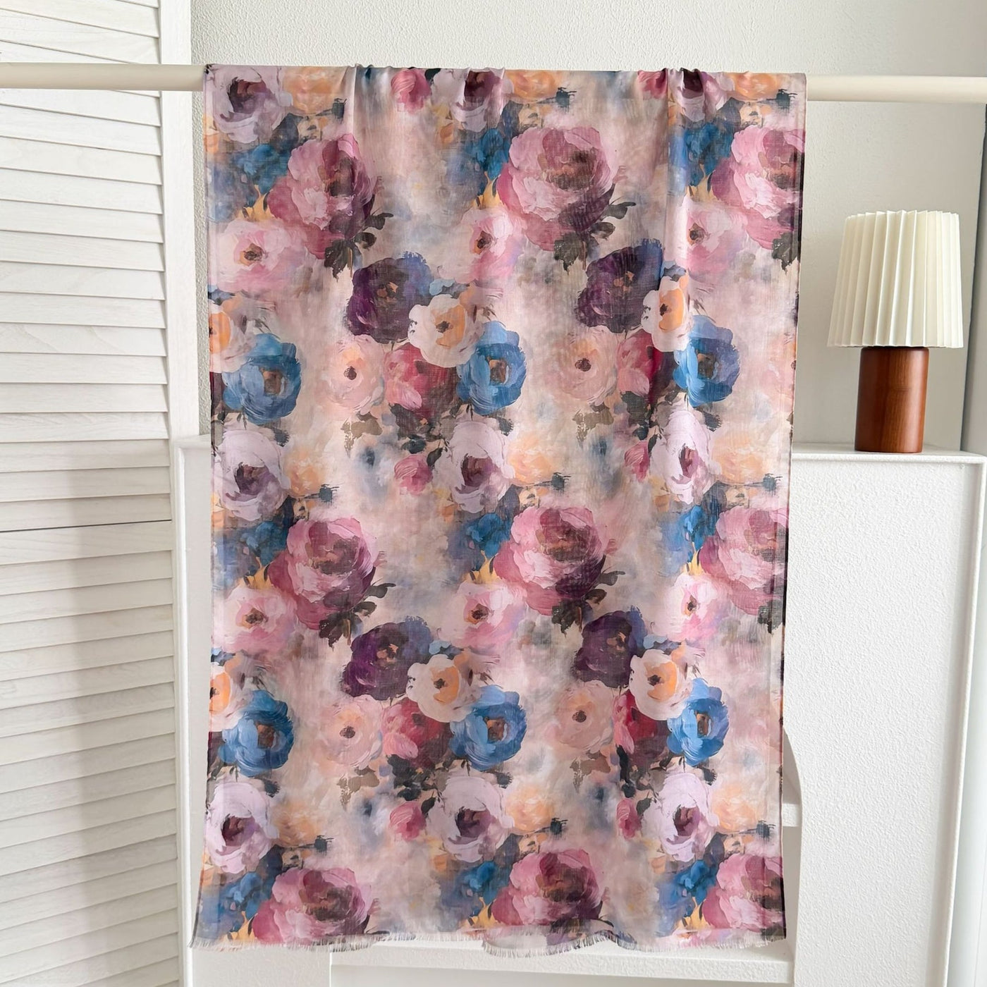 Foulard Hijab Léger Imprimé Aquarelle et Tie-Dye (MH257)