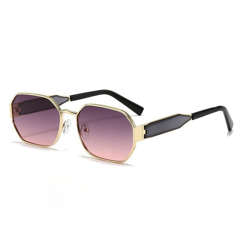 Lunettes de soleil vintage à monture étroite – Style rétro chic avec verres teintés pour femme (MAC262)