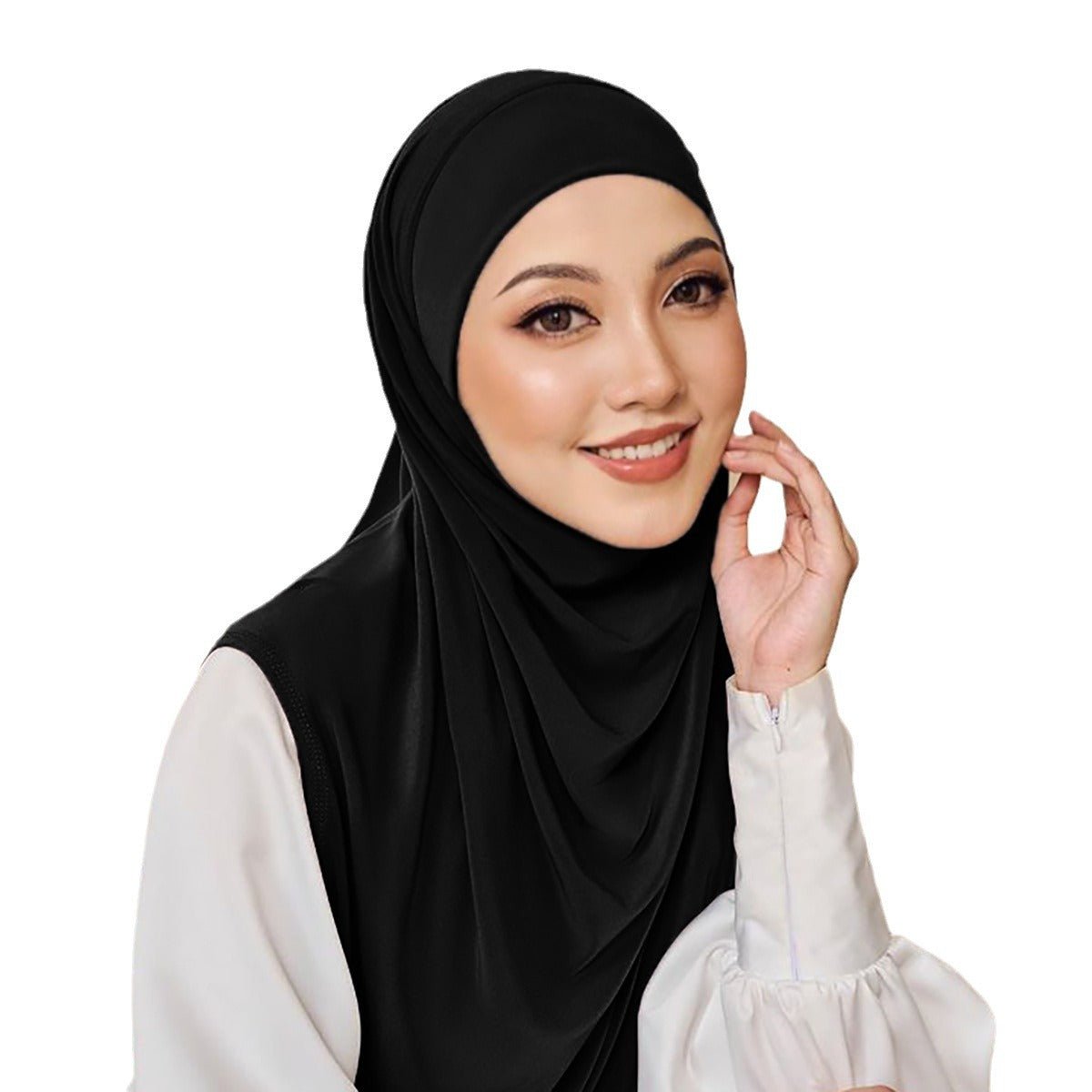 MH081 Hijab Foulard Chapeau Polyvalent