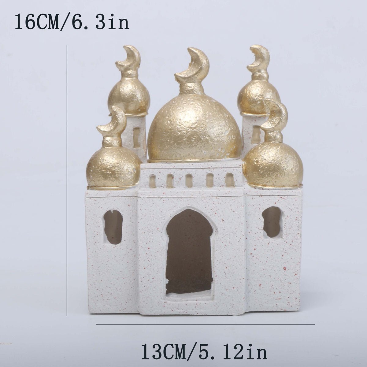 Ornement décoratif en résine Mosquée islamique (MAC396)