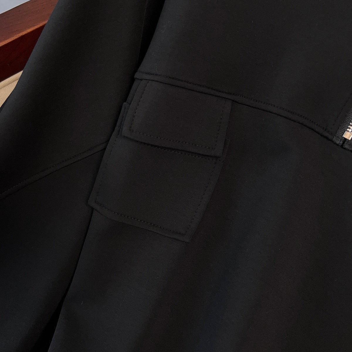 Robe Sweat Mi-Longue Oversize à Demi-Zip | Robe Sweatshirt Midi Grande Taille (MS196)