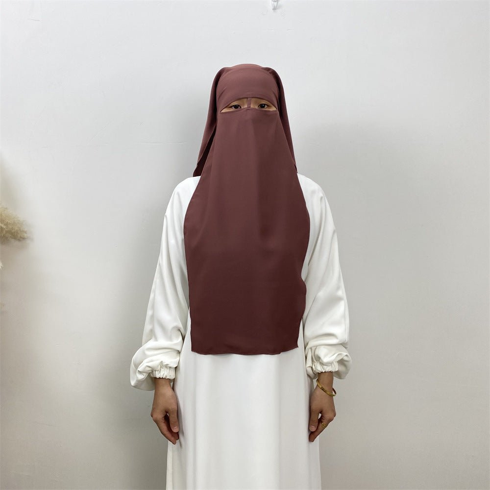 Nida Niqab : Un niqab tendance et polyvalent pour les musulmanes pudiques (MH085)