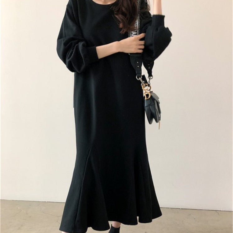 Robe Sirène en Sweat Doublé Polaire (MS193)