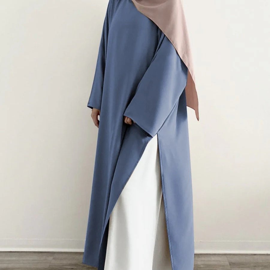 Abaya Fashion Décontractée avec Fente (MA063)