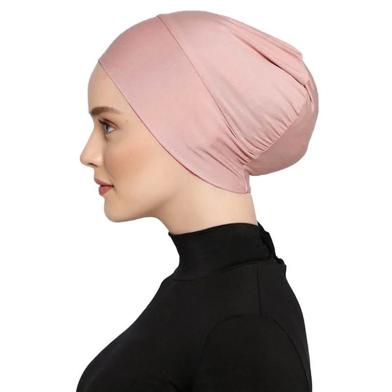Bonnet sous-hijab en coton mercerisé | Bonnet hijab musulman (MH199)