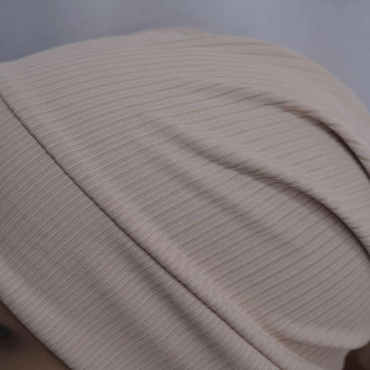 Sous-hijab côtelé élastique polyvalent (MH192)