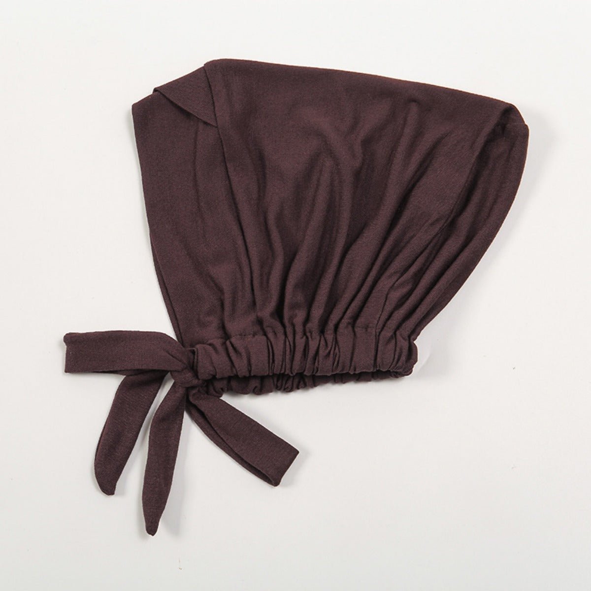 Bonnet hijab en coton mercerisé premium à bandes croisées avec bord ajustable (MH116)