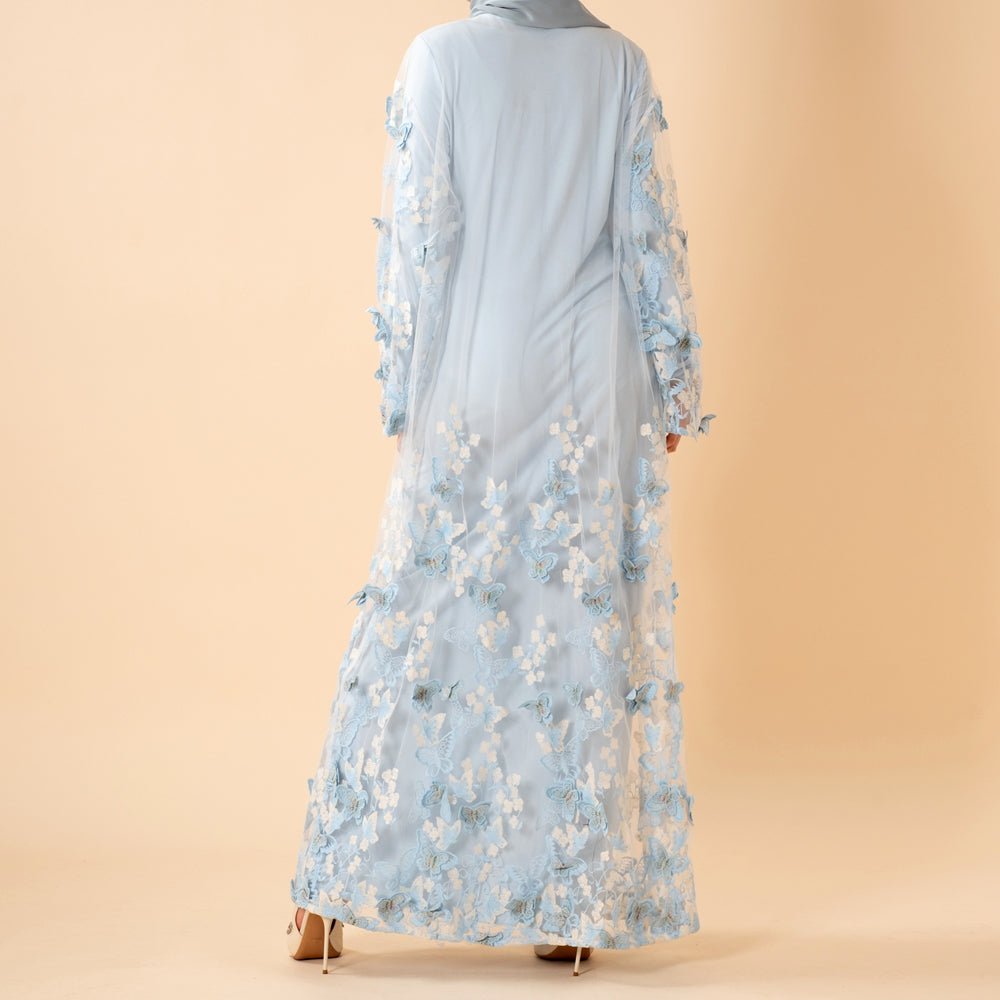 Abaya Ouverte Butterfly Whisper (MOA303)