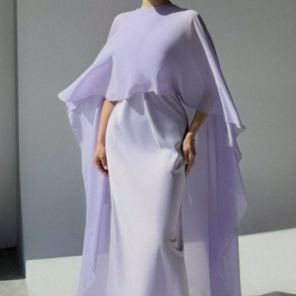 Robe Abaya avec Cape (MS320)