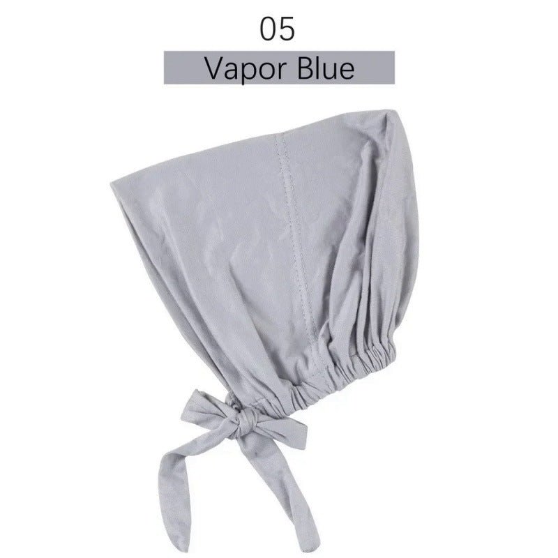 Sous-bonnet ajustable en coton stretch à nouer | Bonnet hijab (MH200)