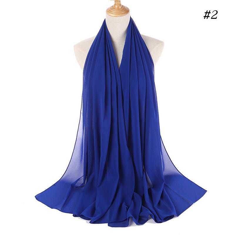 MH089 Hijab Bubble en Mousseline Perlée