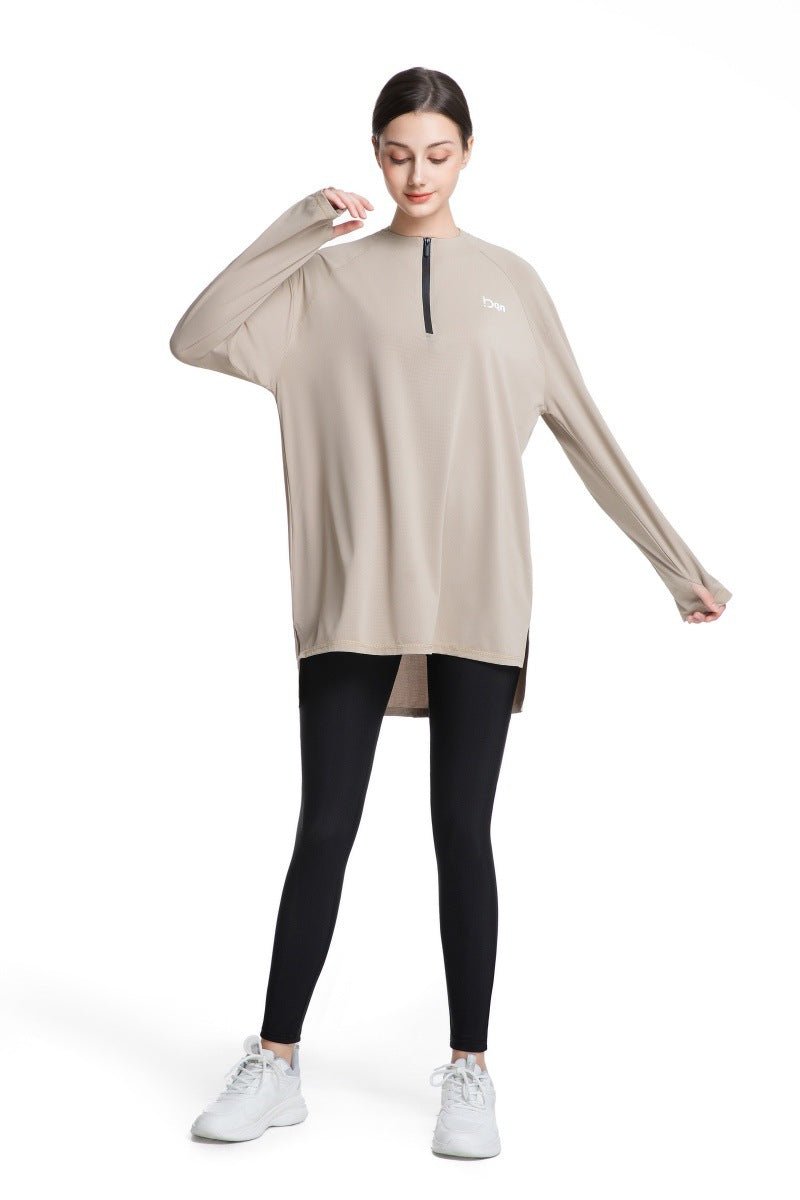 Haut de Sport à Séchage Rapide avec Trous pour Pouces Activewear (MS289)
