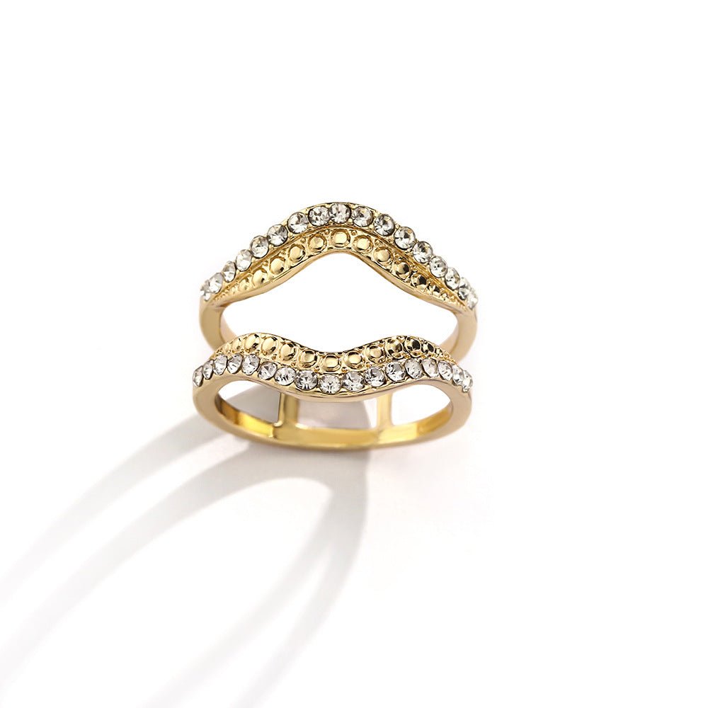 Bague Foulard Forme Lèvre Clip (MAC445)