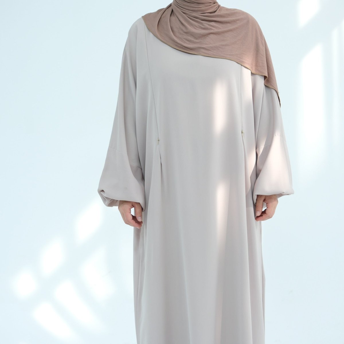 Abaya d'allaitement en tissu Nida (MA387)