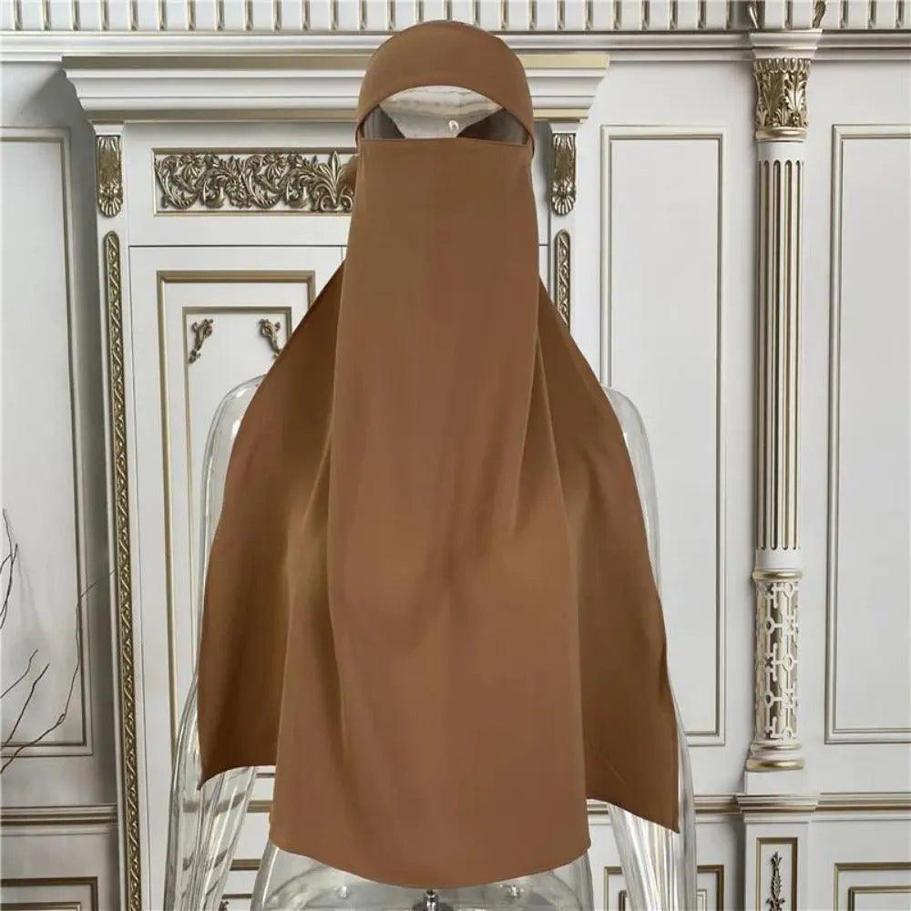 Niqab Nidha Doux - 10 Teintes Disponibles (MH016)