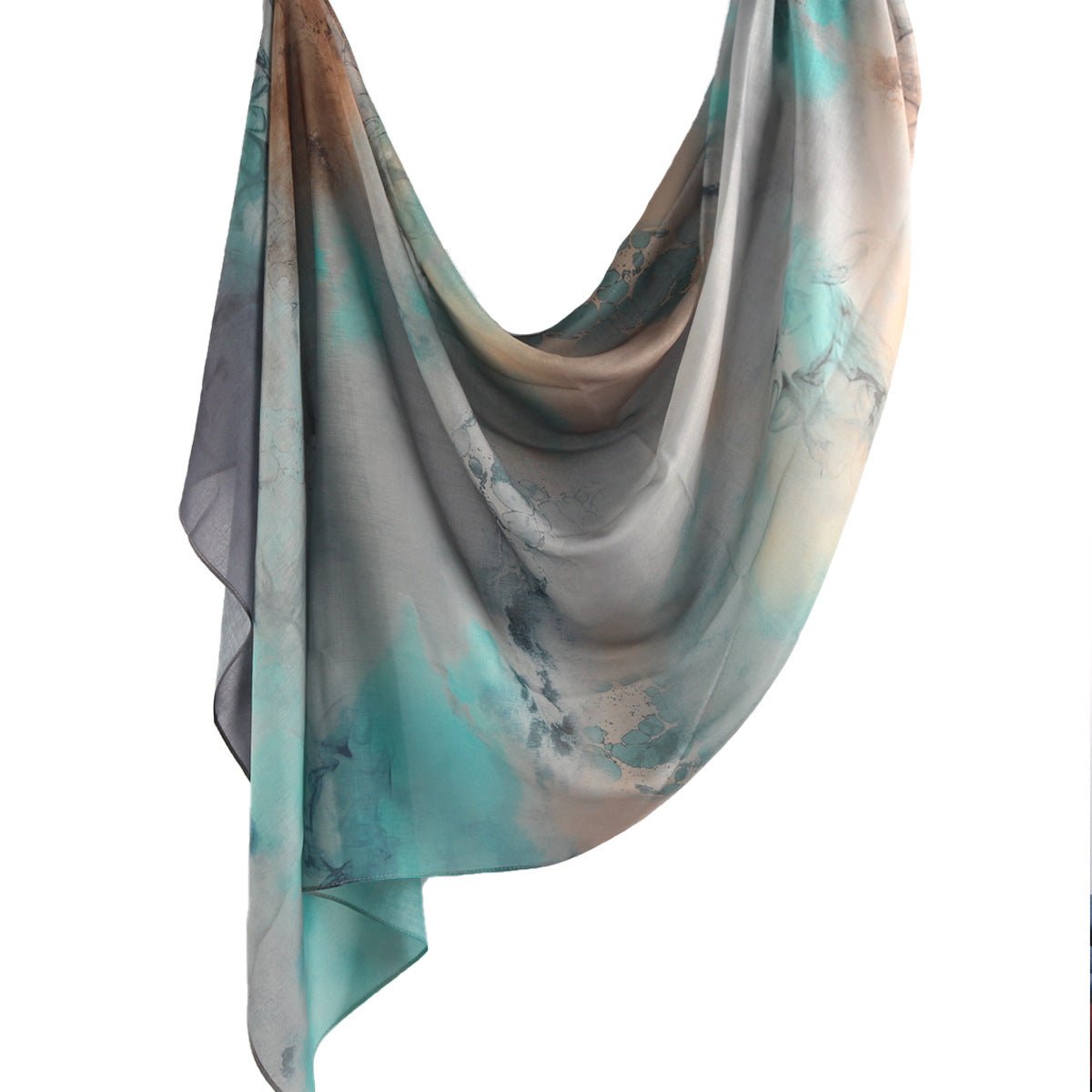 Hijab Imprimé Floral Aquarelle (MH103)