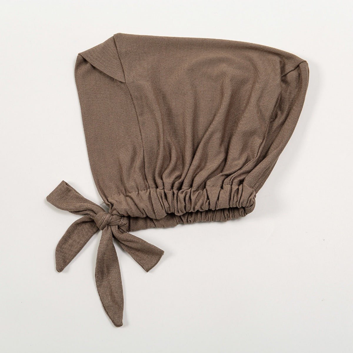 Bonnet hijab en coton mercerisé premium à bandes croisées avec bord ajustable (MH116)