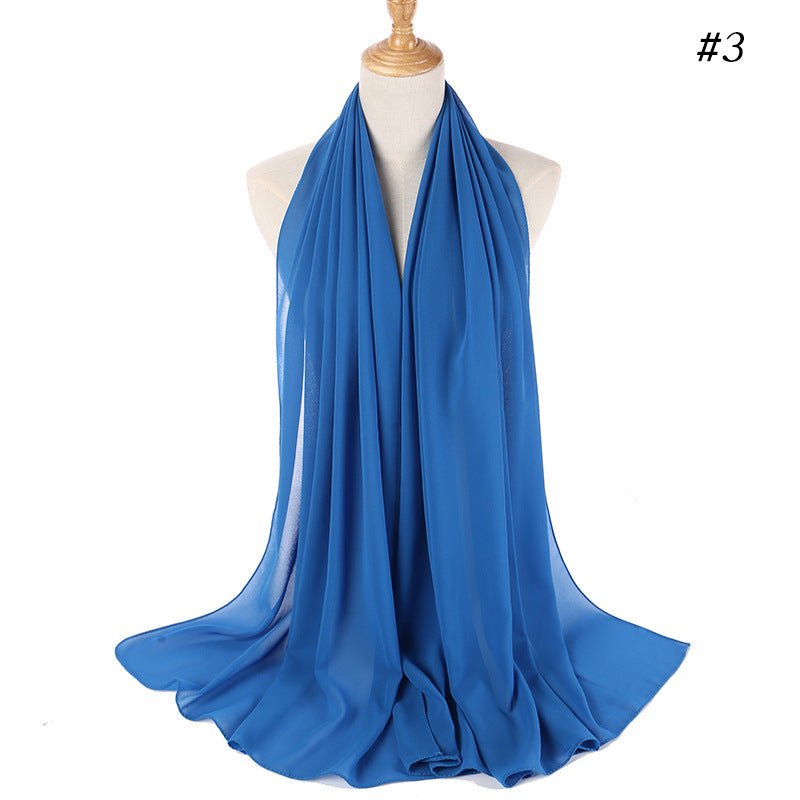 MH089 Hijab Bubble en Mousseline Perlée