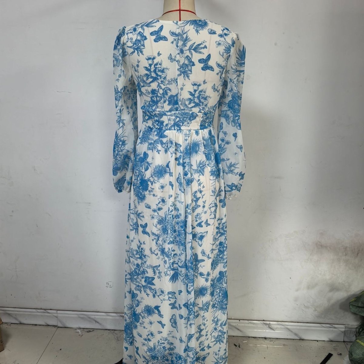 Robe Maxi Imprimé Botanique (MS392)