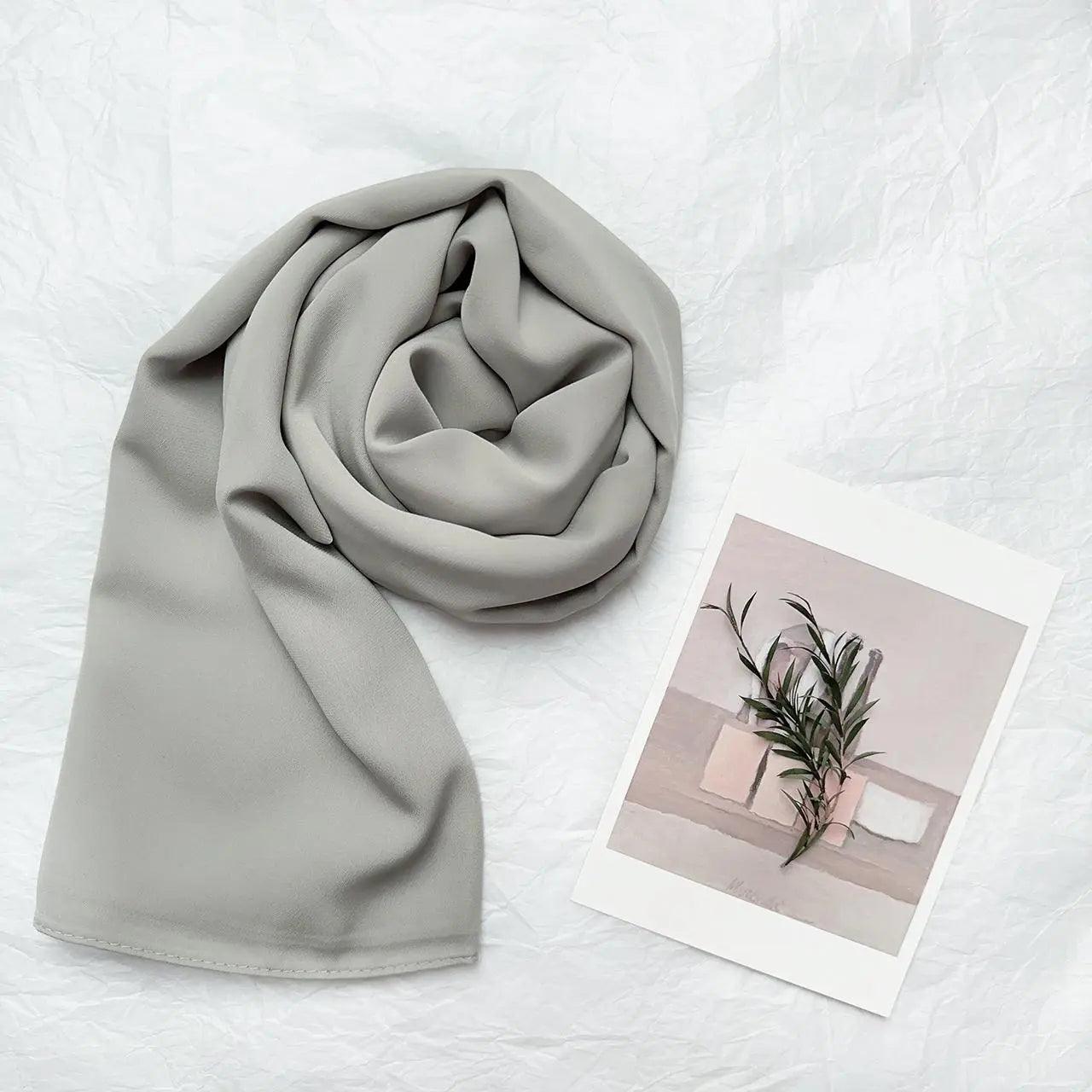 Hijab en Mousseline Haute Densité (MH005)