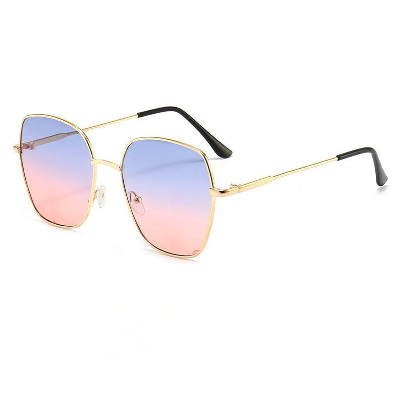 Lunettes de soleil oversize dégradées pour femme – Un accessoire tendance qui affine le visage (MAC263)