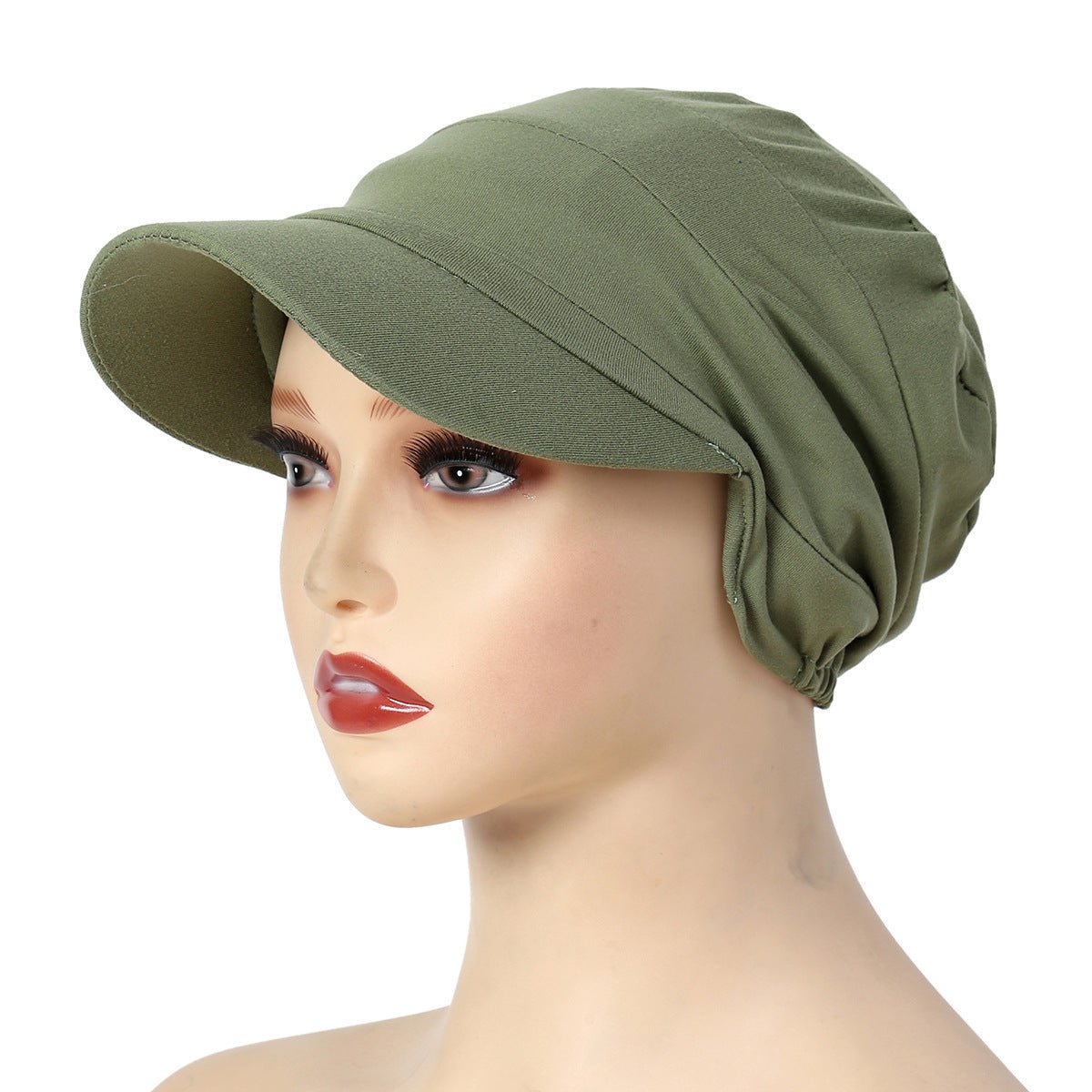 Hijab polyvalent, chapeau à bordure (MH108)