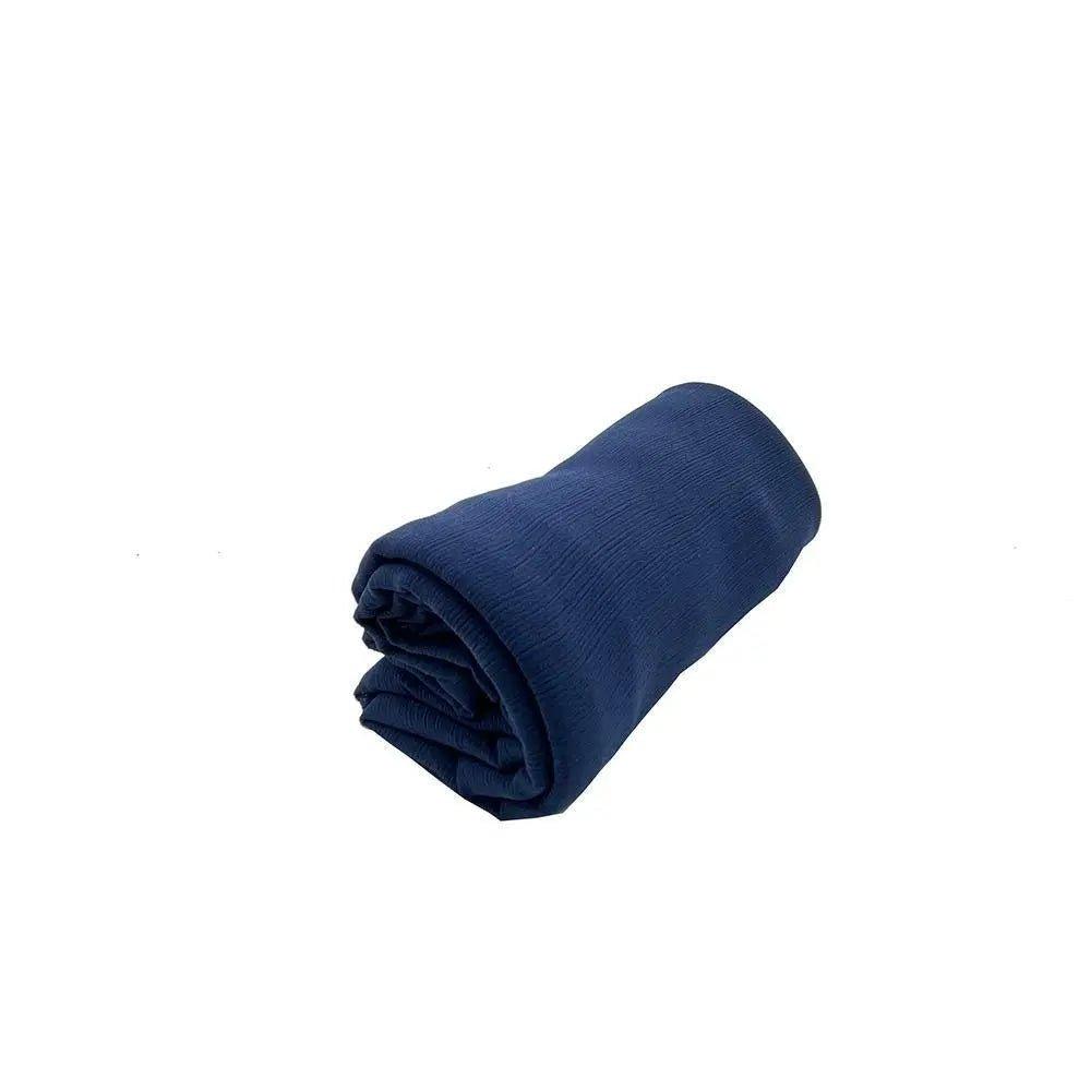 Écharpe Crêpe Hijab Chiffon Froissé pour Femme, Châle à Plis Ondulés (MH003)