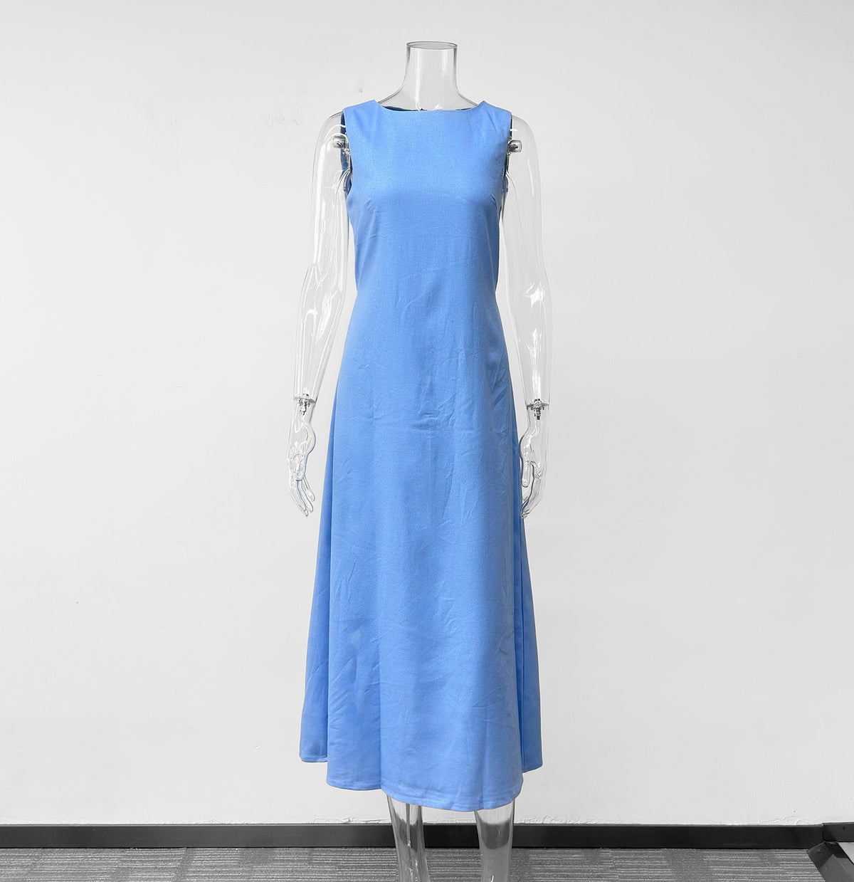 Robe Midi Sans Manches en Coton (MS500)