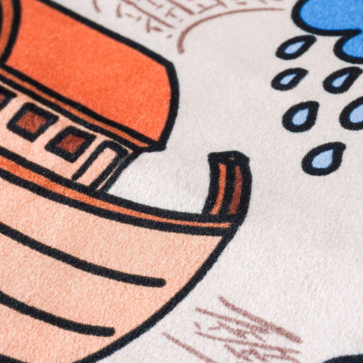 Tapis de Prière Interactif pour Enfants | Tapis de Prière Islamique Illustré pour Enfants Musulmans (MR084)