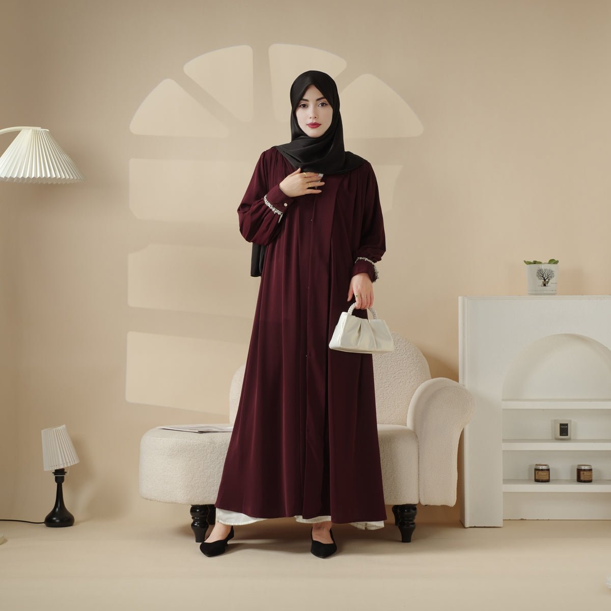 Cardigan Abaya, Abaya style occidental (MOA061)