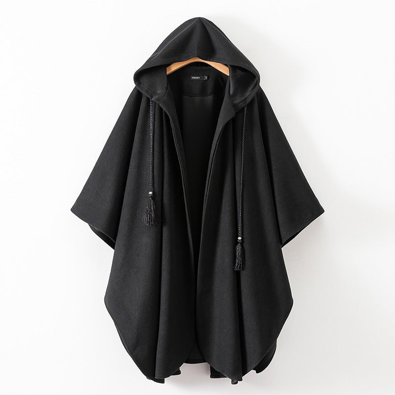 Manteau cape à capuche (MS208)