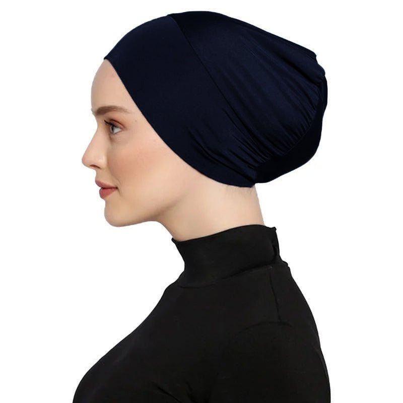 Bonnet sous-hijab en coton mercerisé | Bonnet hijab musulman (MH199)