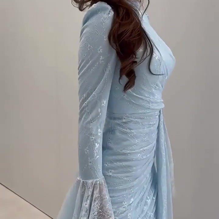 Robe Longue Ornée de Sequins (MS282)